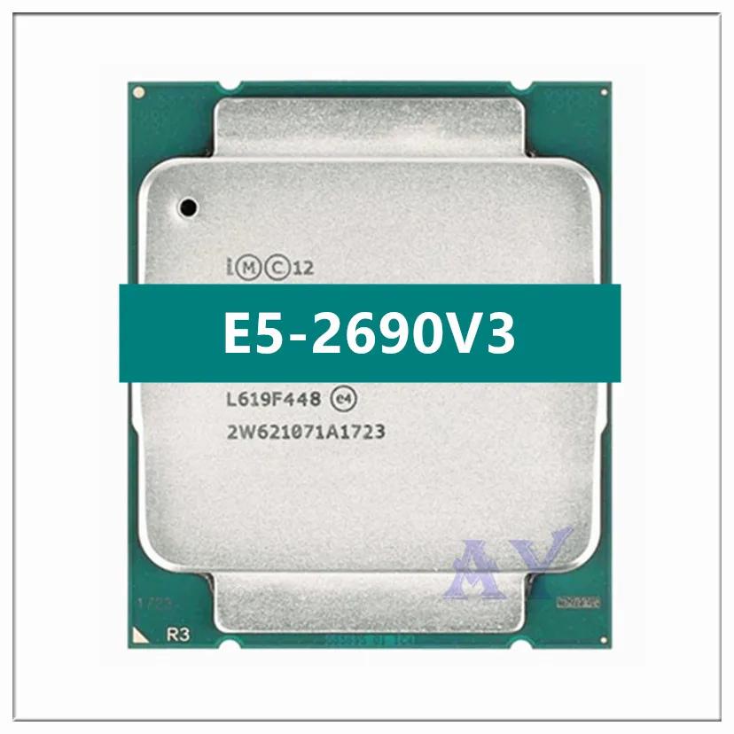 Xeon CPU E5-2690V3, LGA 2011-3 , E5 2690 V3 SR1XN, 2.6Ghz, 12 ھ, 30MB